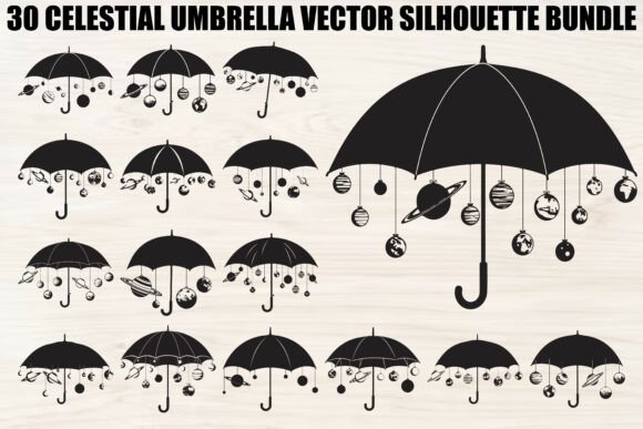 Bringing Cosmic Wonder to Your Craft Projects with the Celestial Umbrella Bundle