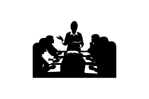 Business Team Meeting with Female Leader: A Modern Design Asset