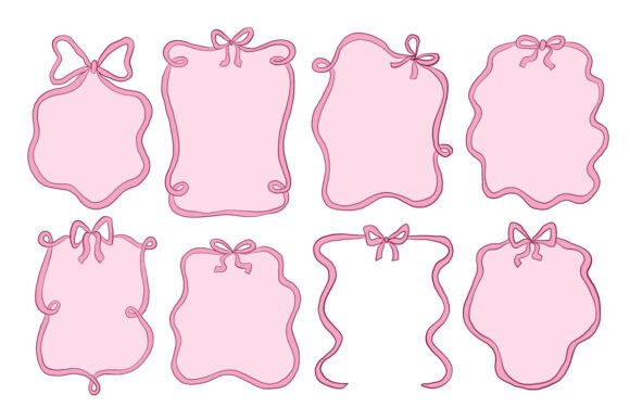 Cute Pink Ribbon Frame Label Element Set: A Practical Guide to Elegant Design