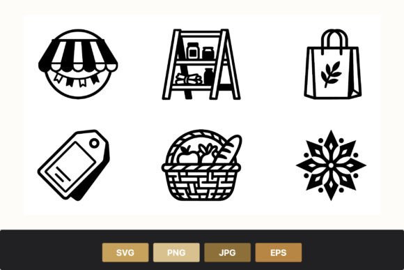 Elevating Brand Identity with the Grocery Market Stall Basket Tag Bag Collection