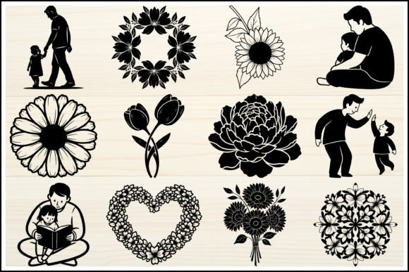 Floral Family SVG Bundle Pack