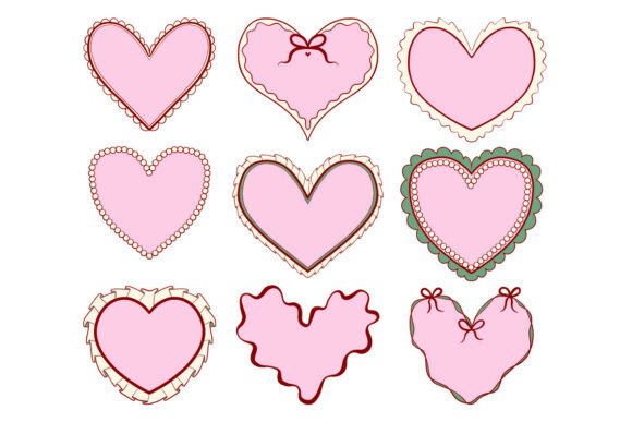Hand Drawn Heart Frame Doodle Set Pack: A Guide to Romantic Design Elements