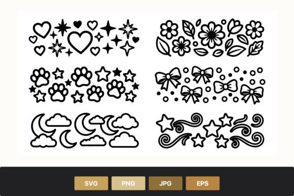 Mastering the Timeless Appeal of Black and White Line Art with Hearts and Decorative Elements