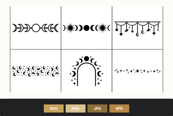 Moon Phases Celestial Borders Black: A Practical Guide for Design Workflows
