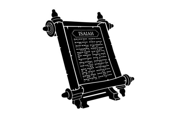 Open Ancient Hebrew Isaiah Scroll with O: Bridging History and Modern Design