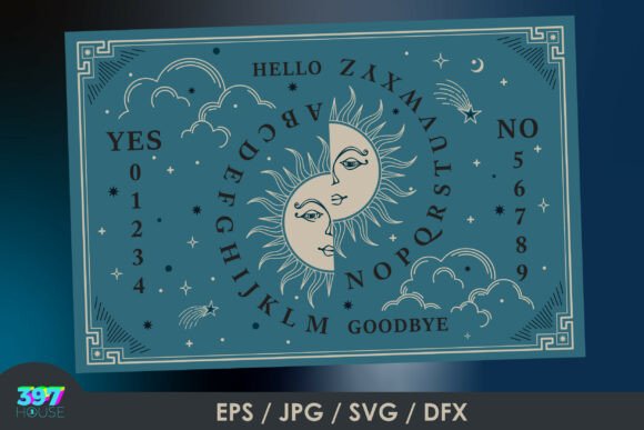 Ouija Board: Elevating Mystical Aesthetics in Modern Digital Design