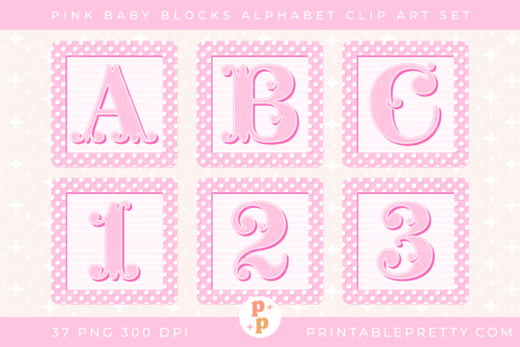 Pink Baby Blocks Alphabet PNG Set: A Practical Evaluation