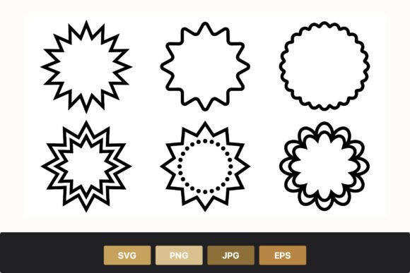 Starburst Vector Shapes Set Black White: A Practical Evaluation for Designers