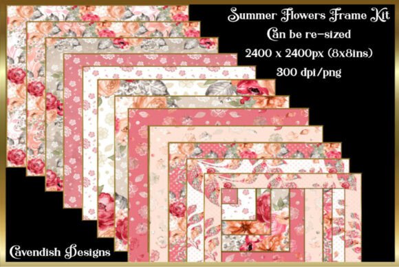 Summer Flowers 12 X Patterned Frames: A Practical Evaluation