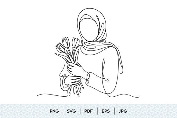 The Strategic Value of Hijab Woman Line Art in Modern Visual Communication