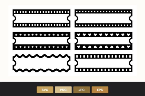 Ticket Frame Borders Black White: A Practical Guide to Decorative Framing Assets