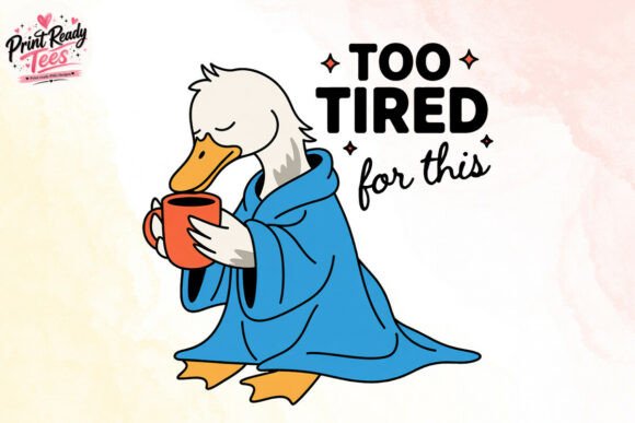 Too Tired for This PNG: A Practical Guide to the Funny Duck Illustration